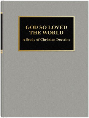 cover image of God So Loved the World